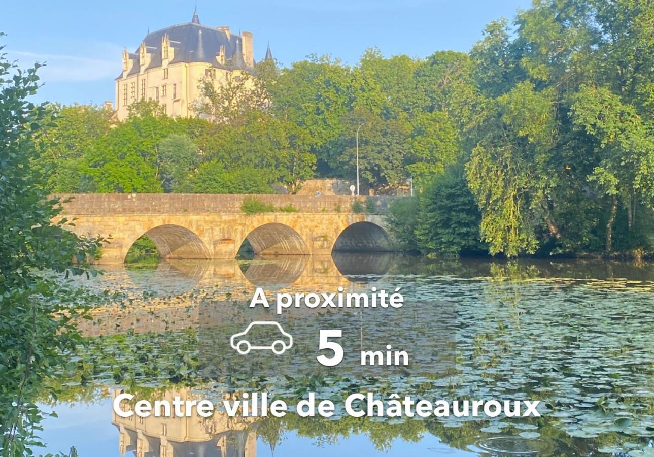 Le Studio Design ⸱ Stationnement Gratuit ⸱ Fibre Déols Exterior foto